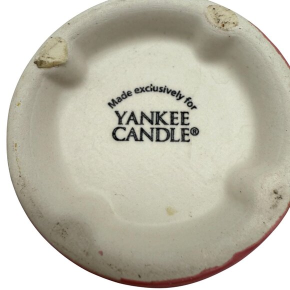 Yankee Candle Cottage Floral Votive Tea Light Holders Set of 2 Ceramic Blue Pink - Picture 8 of 10